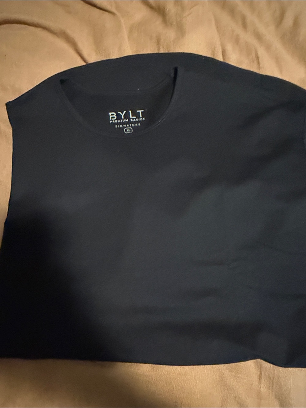 BYLT Basics Black Short Sleeve Crewneck Tee XL